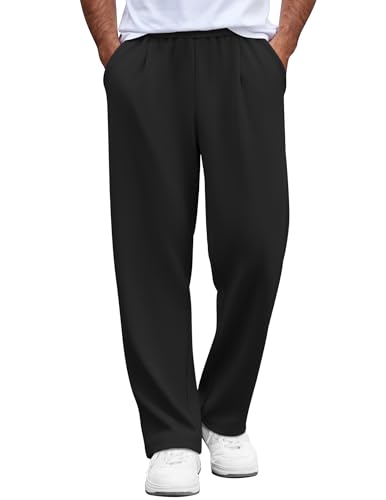 Amazon.com: COOFANDY Mens Casual Sweatpants Open Bottom Lounge